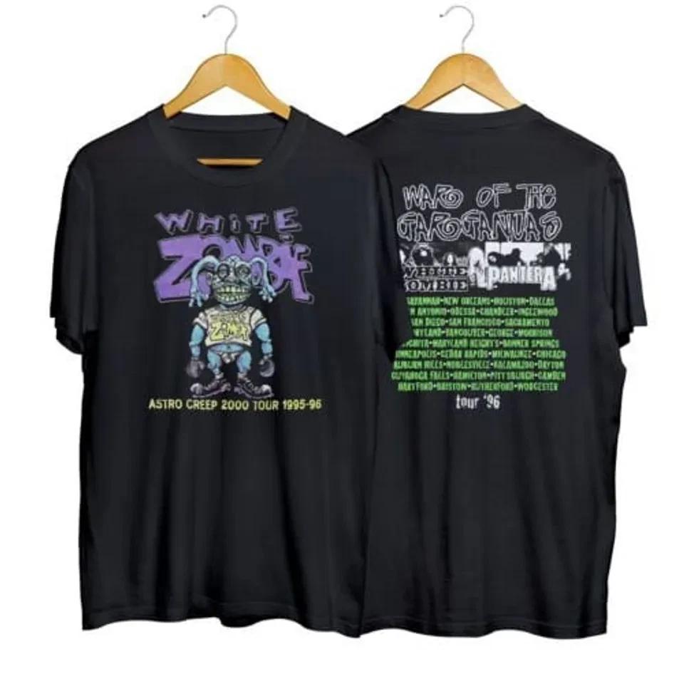 1996 White Zombie Astro Creep 2000 Tour Shirt Unisex Cotton Gift Fan T Shirt L