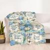 Mother's Day Greeting Card Blanket Suitable for Sofas,travel, Living Rooms Also a Good Gift for Friends and Family Suitable for All Seasons.