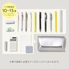 [Iroha Publishing] Iroha Publishing Federmäppchen, SUNNY FLAT PEN POUCH LSPL-03, Amberweiß