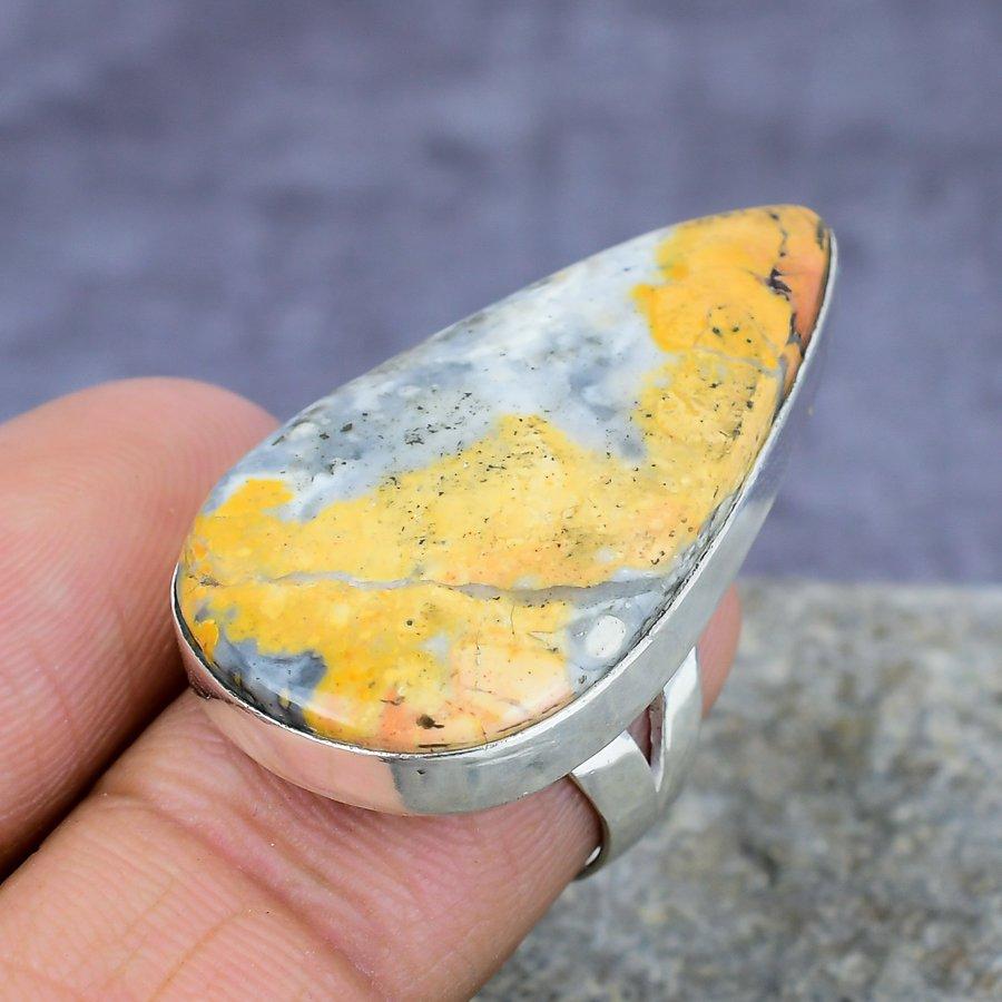 

Malinga Jasper Gemstone Handmade 925 Sterling Silver Ring Ювелирные изделия Свадебный подарок