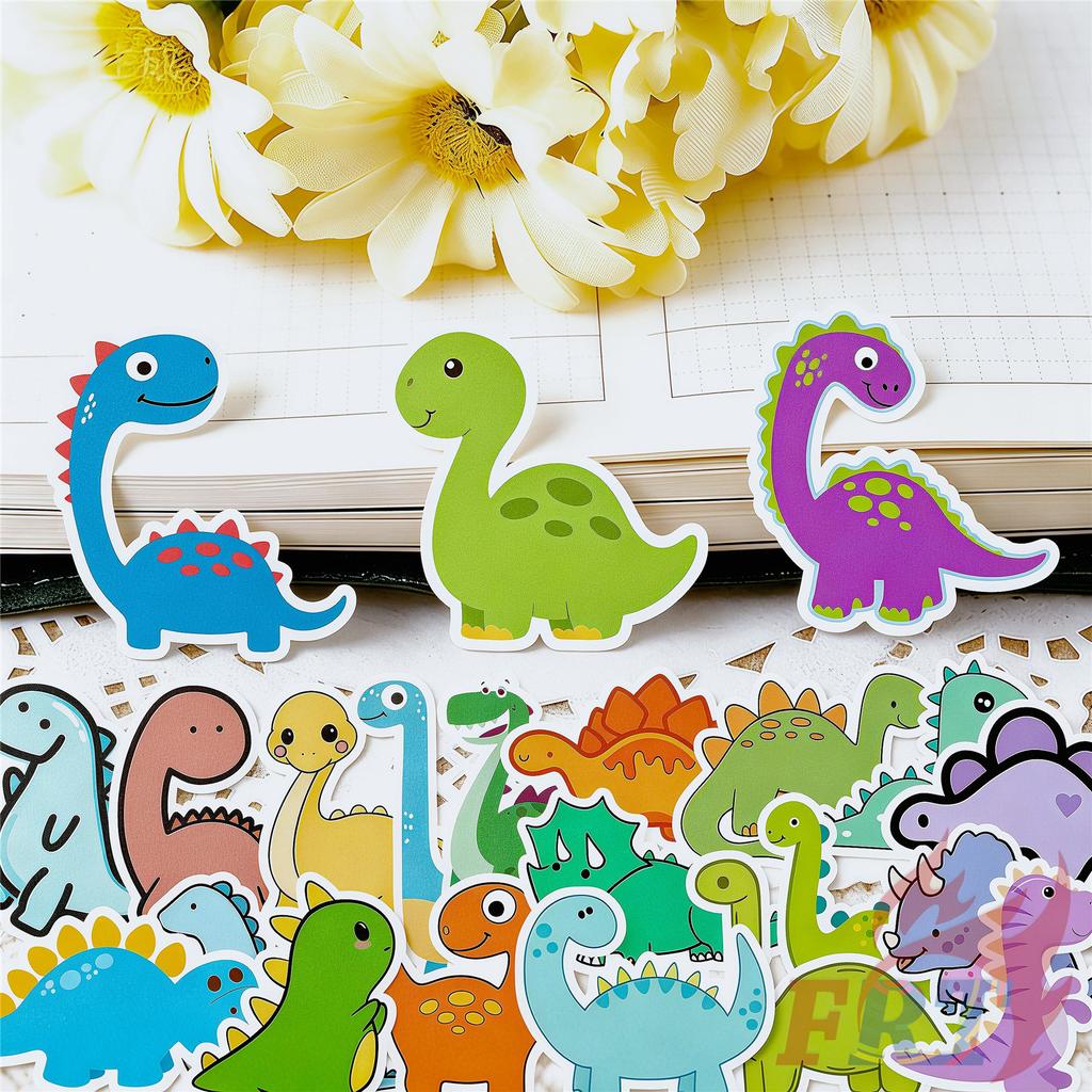 135Pcs/Set Q Baby Dinosaur Mini Diary Manual Stickers DIY Scrapbooks Album Decor Decals Stickers