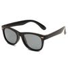 Polarized Silicone Baby Sunglasses - Anti-UV, Color Block, Fashionable Kids' Eyewear