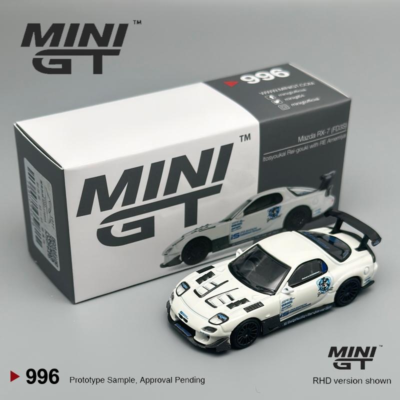 

MINIGT 1:64 Mazda RX7 FD3S Itosyoukai Rei-gouki with RE Amemiya alloy car Model 996
