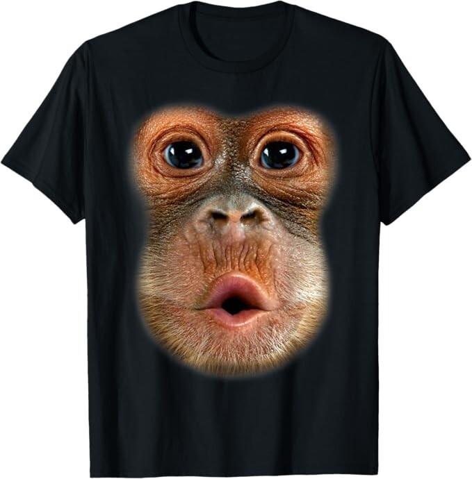 

Monkey Stomach Funny Meme Cool Trending Viral Video T-Shirt 3XL