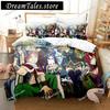 Fashion 3D Print Anime Bed Sheet Faity Tail Bedding Set Single Twin Full Queen King Size Bed Set Adult Edroom Duvet Cover Sets74