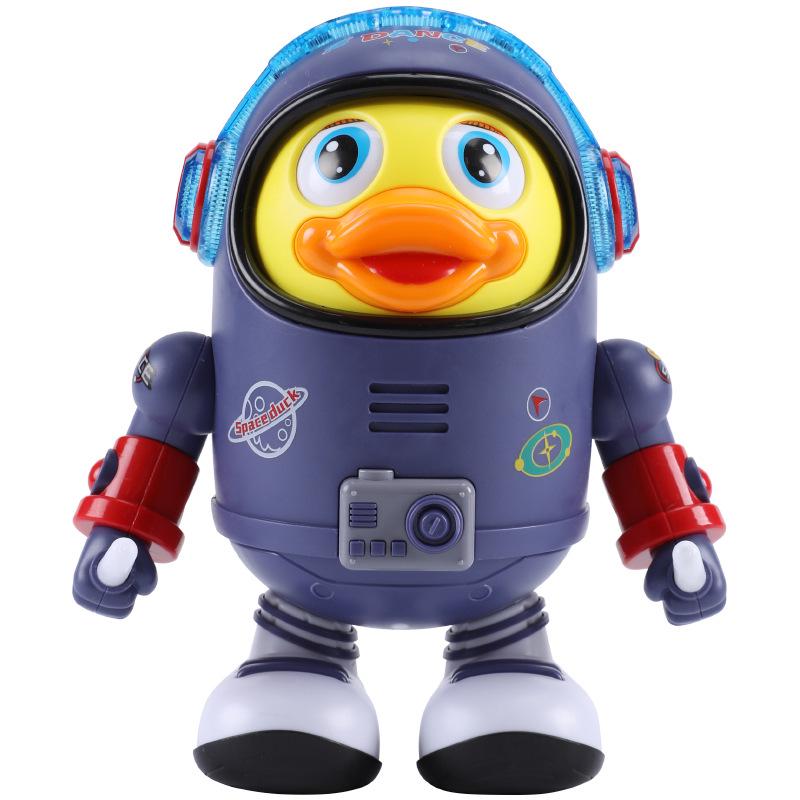 Electric Space Duck Dancing Toy for Babies and Kids (6+ Months) – Singing Robot Duckling