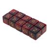 20Pcs D6 Polyhedral Cubes Square Corner Dices Educational DIY Board Game Dices