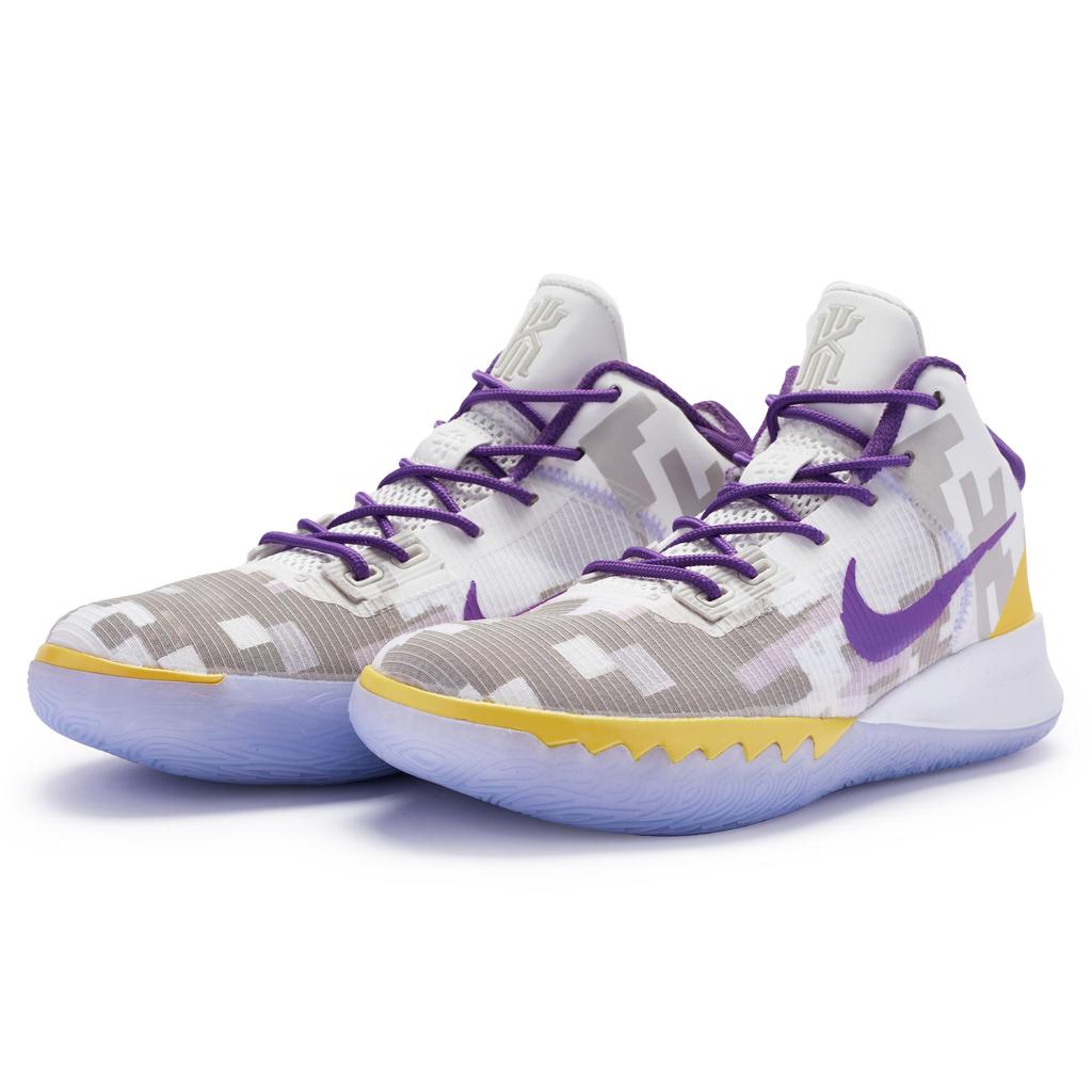 Nike Flytrap 4 811 Manufacturing, Digital Purple Gold Camouflage, Special Shoe Box Slip Resistant Abrasion Resistant CT1973-101(TeamR-S-BOX)