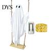 Halloween Party Supplies for Outside Hanging Ghost Swing Decor with String Lights, Glowing Floating Decorative 8 Lighting Modes Ornament Yard