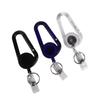 Color Telescopic Outdoor Anti Lost Easy Pull Buckle Carabiner Keychain Badge Reel Clip Badge Holder