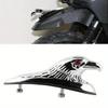1PC Motorcycle Eagle Head Decorative Mudguard Modified with Aluminum Chromium Plating