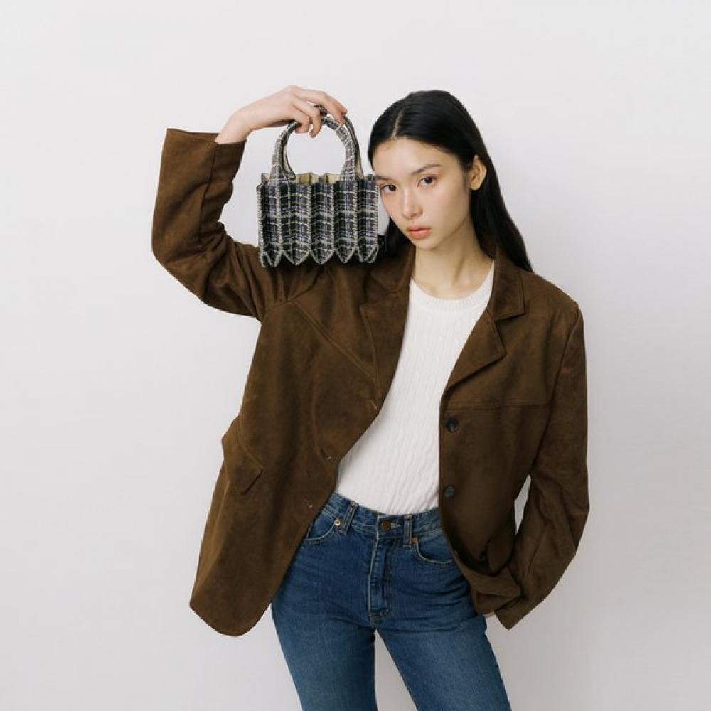 

Pleatsmama Stone Gray Mini Tote Bag Single option