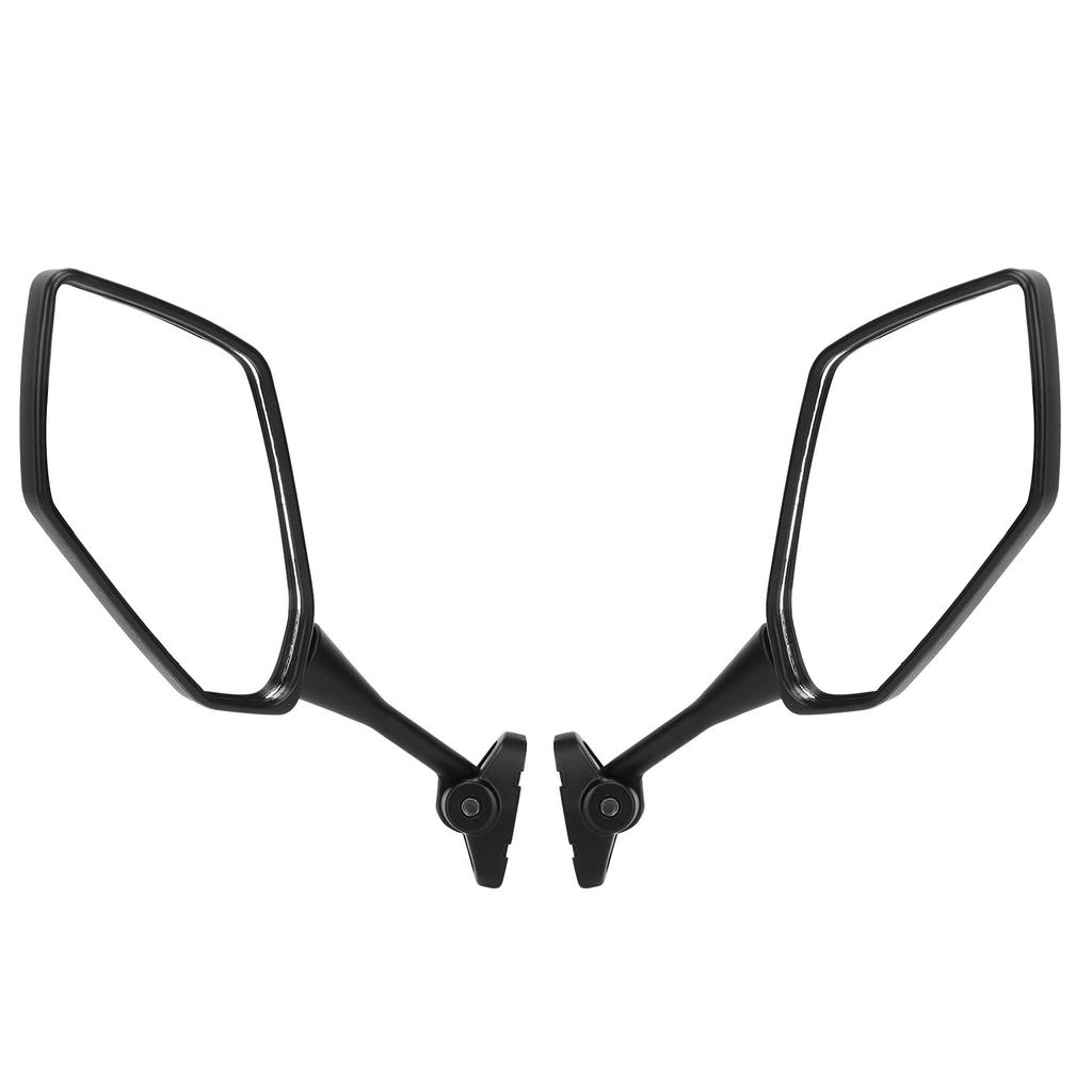 1 Pair Motorcycle Rearview Side Mirrors Carbon Fiber Style Replacement for HYOSUNG GT125R GT250R