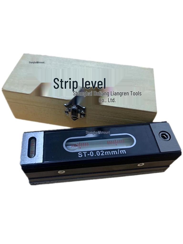 Shanghai Huliang High-Precision Mechanical Bubble Leveling Ruler for Industrial Machine Tools