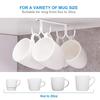 Household Storage Cup Holder 3 Hooks Kitchen Simple Mugs Sets Cabinet Storage Supplies Convenience Storgae Supplies Tools