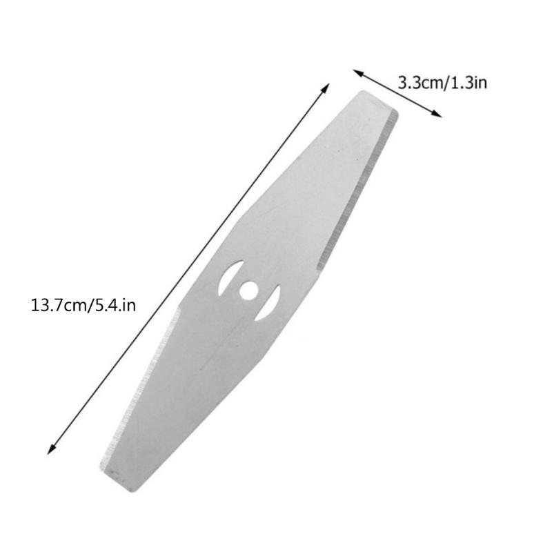 Lithium Electric Grass Cutter Metal Grass Clippers Cordless Lawn Mower Accessories Three-hole Slotted Knife