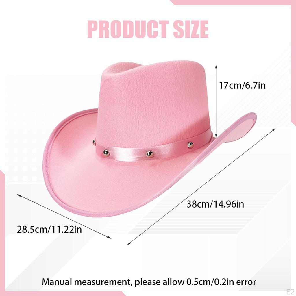 Cowboy Hat Cosplay Costume Accessories for Engagement Carnival Wedding