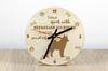 Norwegian Elkhound, Norsk elghund, Gray Norwegian Elkhound - clock with dog, wooden clock with engraving, personalised clock by Art-Dog