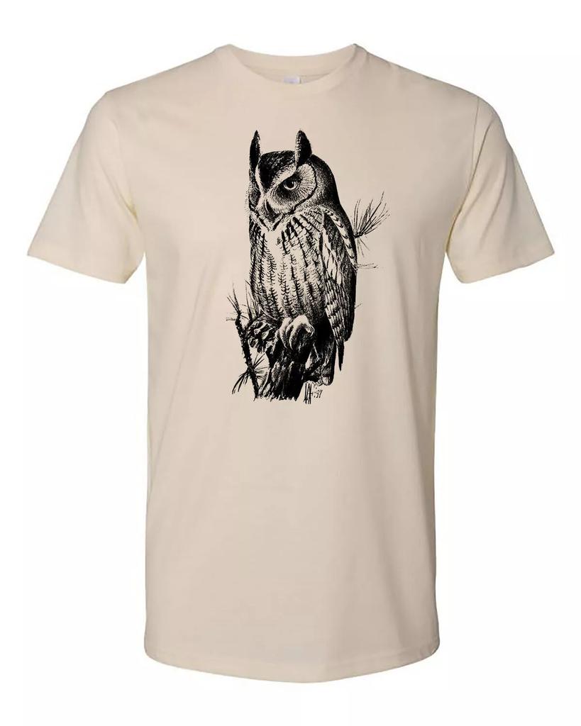 Cottage Cult Clothing Tee T Shirt Cotton Goth Witch Occult Victorian Horned Owl