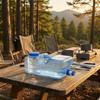 Leakproof Camping Water Container | Easy to Clean, Transparent,