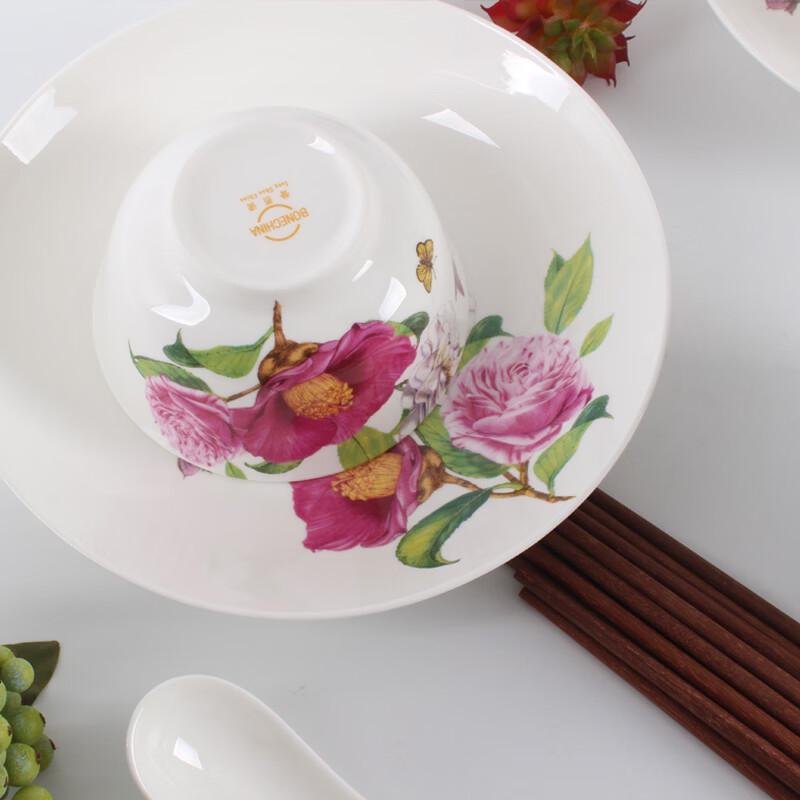 Chinese Style Bone China Dinnerware Set