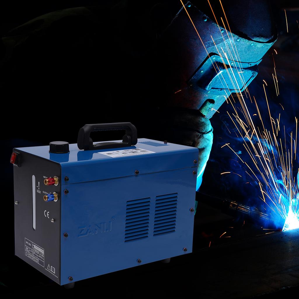 Welding Water Cooler, 370W High Power Pump, 8L Capacity, with 2 Water Pipes & Quick Connectors, for Efficient Welding Cooling