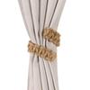 Nordic Hemp Rope Curtain Tiebacks, Handwoven Cotton, Versatile Style