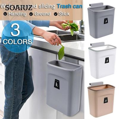 Sagit Kitchen Cabinet  Wall-mounted Trash Can Hanging Waste Container for Home