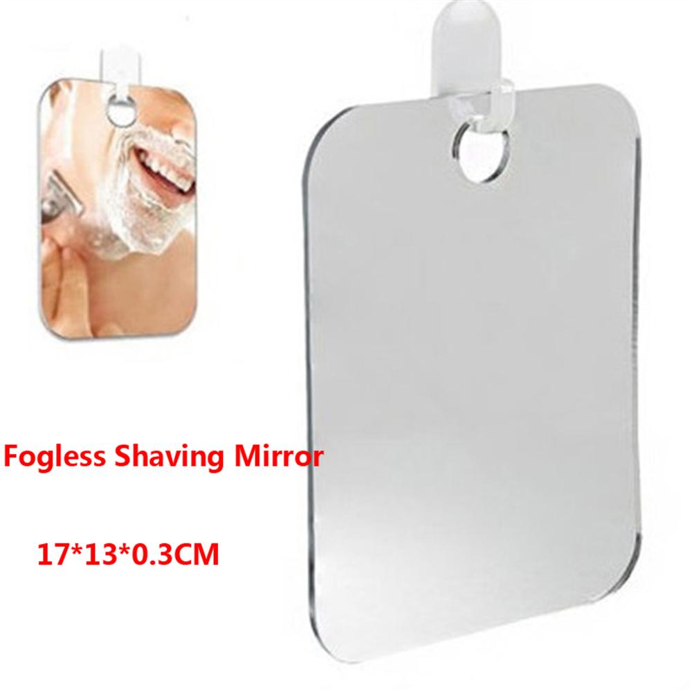 

Acrylic Bath Mirrors Men Can Hang Shaving Mirror Household Bathroom Anti-fog Mirror Travel Wall Mirror Bathroom Supplies