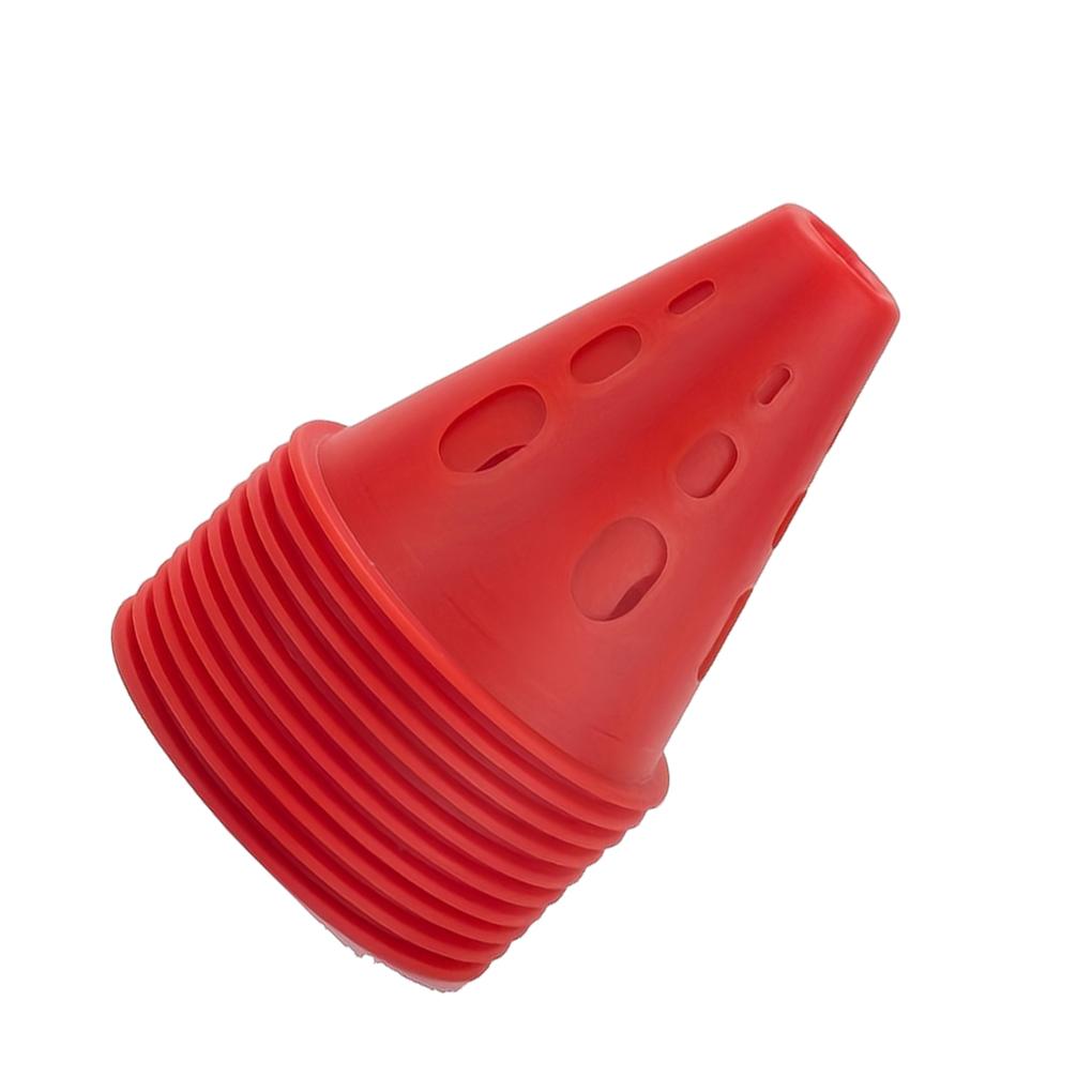 10x Roller Skating Pile Bright-Colored Windproof For Quick Set Up And Easy Storage Widely Used green