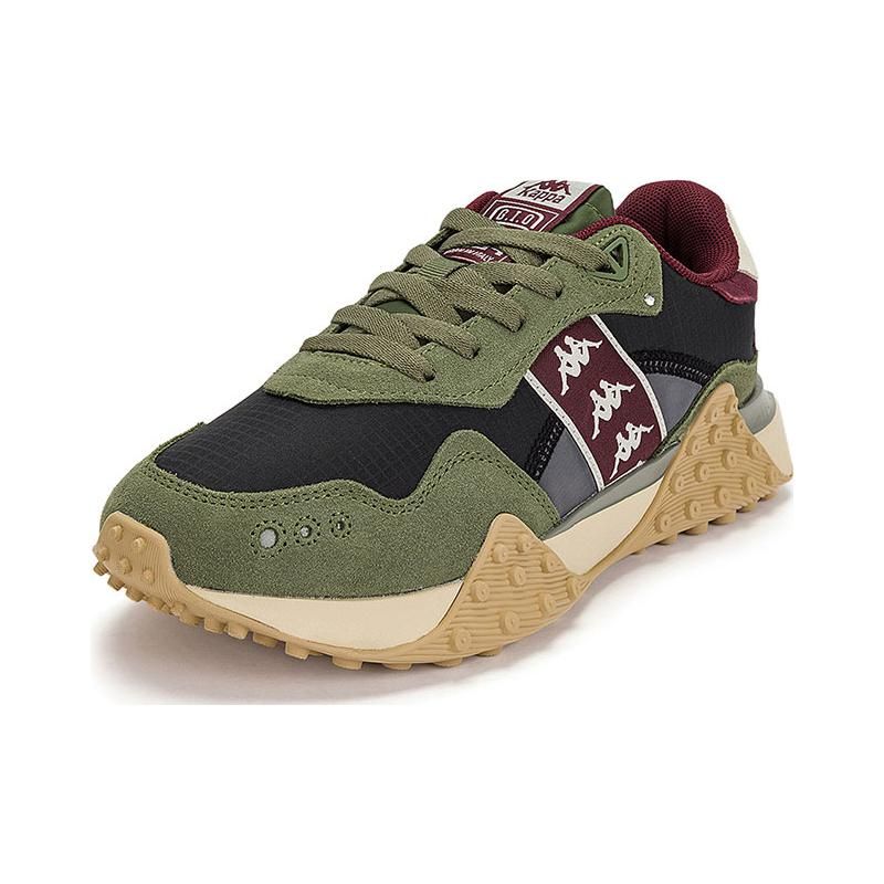Kappa Retro Comfortable Trendy Thick Sole Shock Absorbing Non-Slip Wear-Resistant Breathable Low-Top Running Shoes Unisex sneaker K0DZ5MM07-990