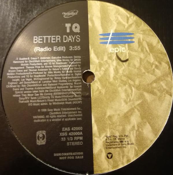 

12inch Record TQ - Better Days EAS42000 Epic 1998 US Rap & Hip-Hop/R&B Used