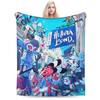 Custom Hazbines Eles Alastor Vox 2 Stuff Blanket Soft Velvet Throw Blanket Comfortable Bedding Throws