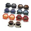 Classic Hexagon Sunglasses Women Men Trendy Luxury Designer Vintage Punk Oversized Shades