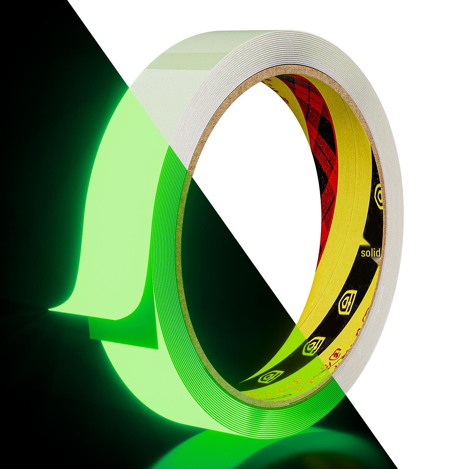 Glow-in-the-Dark Fluorescent Stair Warning Tape