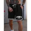 Men Printed Basketball Shorts Summer Fashion Quick-dry Oversized Leisure Suitable Fitness Daily Exercise Streetwear