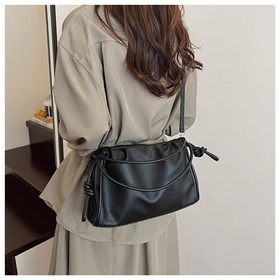 Sac Pitot Doux pour Femme Sac à Bandoulière Simple pour le Travail