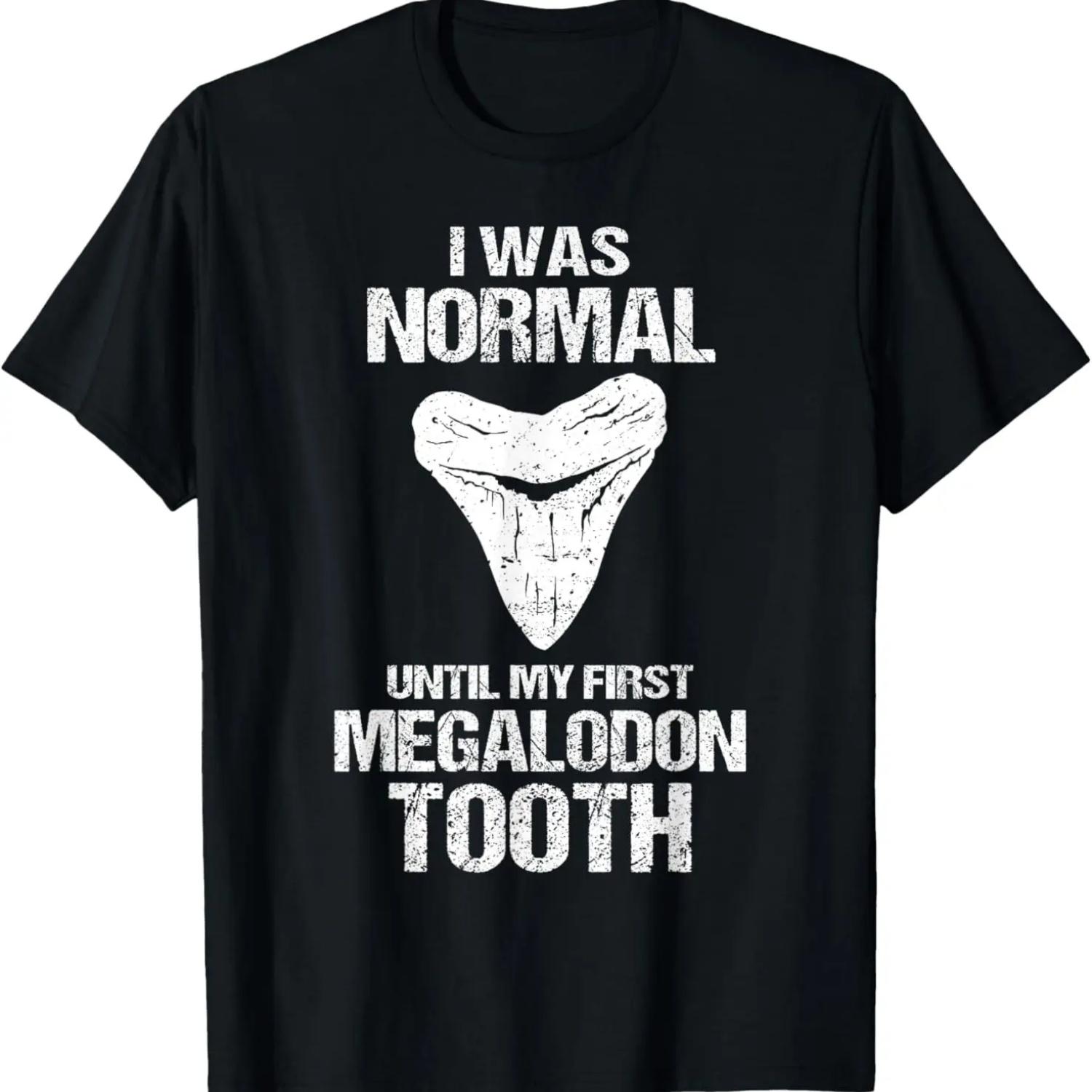 

Megalodon Tooth Hunter & Shark Teeth T-Shirt XXXXXL чорний