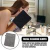5Pack Microfiber Face Cleansing Gloves Soft Face Washcloths, Reusable Makeup Remover Wash Gloves Cloth 21x15CM