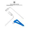 Bicycle Torque Wrench with Nylon Handle 10-20N.m Bike Torque Wrench Inner Hexagon Set 3-10N.m Bike Spanner Tool for Bike Repair