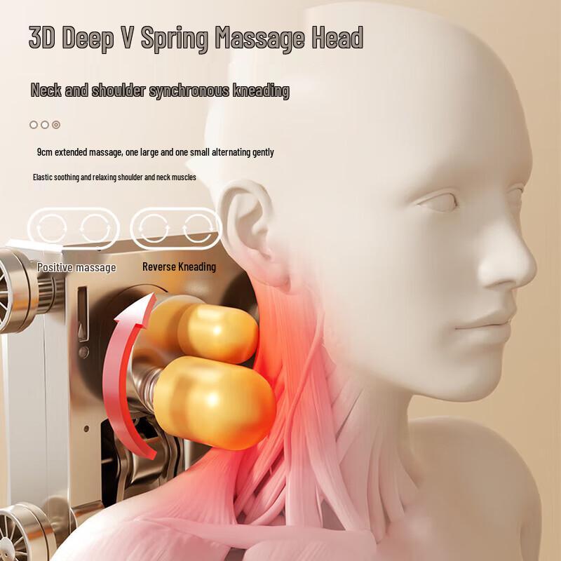 AUX Full-Body Kneading Massage Cushion CN plug (adapter included)