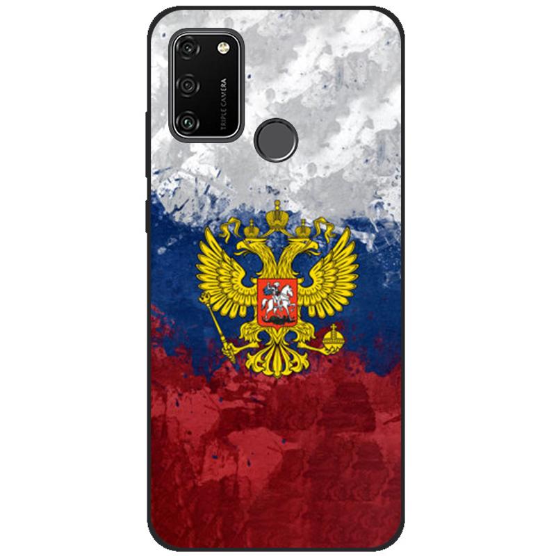 For HONOR 9A Case 6.3" Soft Silicon Tpu Phone covers On Huawei Honor 9A 9 A MOA-LX9N Back Bag Funda Shell black tpu case