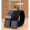 TUSHI Alloy Buckle Elastic Canvas Pants Belt Youth Nylon