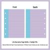 Mr. Paper M5 Loose-leaf Refill Pages - Life Narrative Design with Sticky Note Replacement
