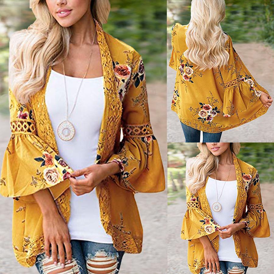 yellow cover up jacket