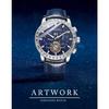 Forsining Men's Fashion Leisure Tourbillon Multi-function Automatic Mechanical Watch