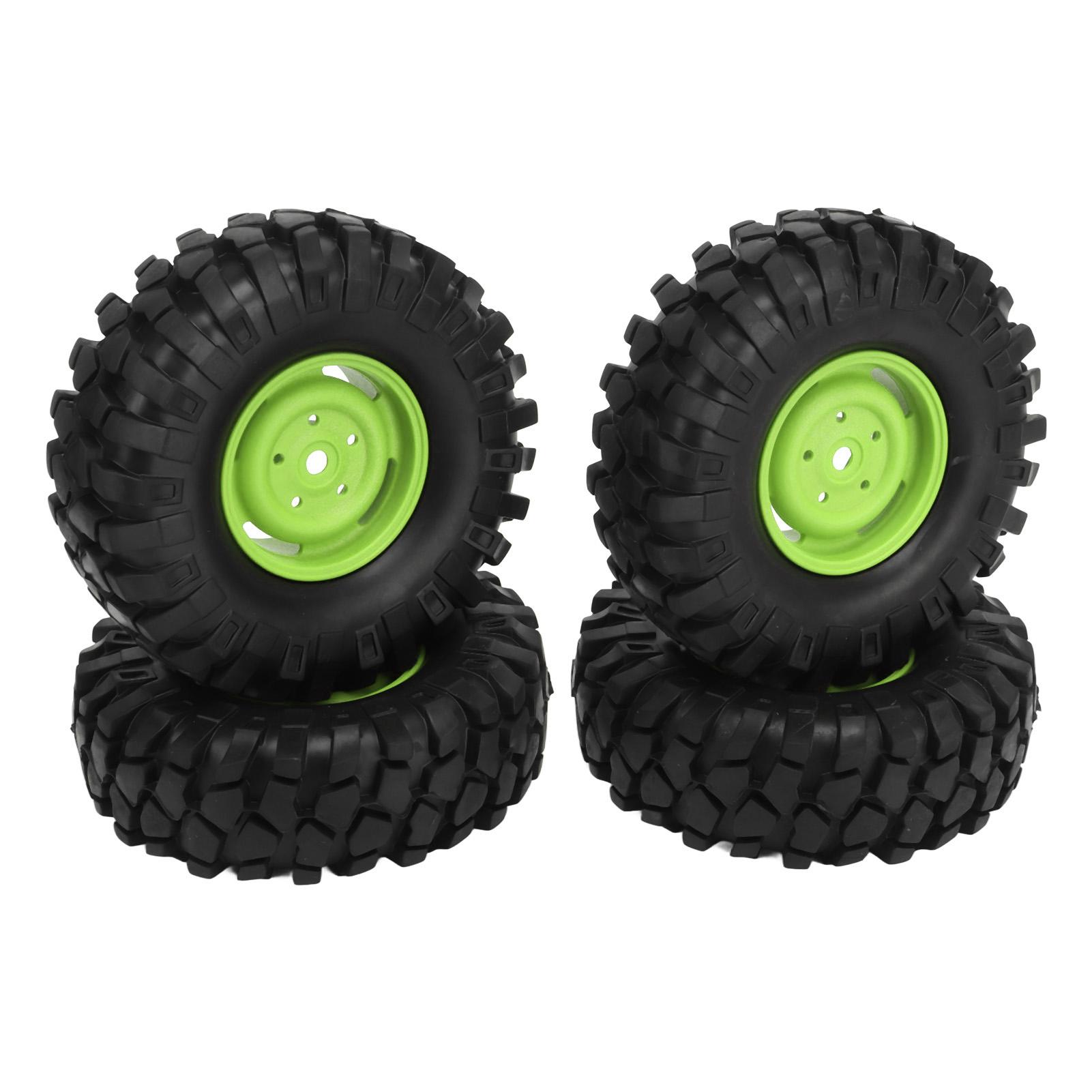 

4 шт. RC Шини для позашляховика 1,9 дюйма Універсальні гумові RC колеса та шини для RC позашляховика