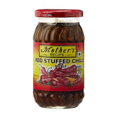 Pikul with Red Chili (400 G), Stuffed Red Chili Pickle, Mother's Recipe