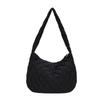 New Retro Large-capacity Nylon Embroidery Thread Rhombus Large-capacity Tote Bag Women's Shoulder Bag Messenger Bag Women's
