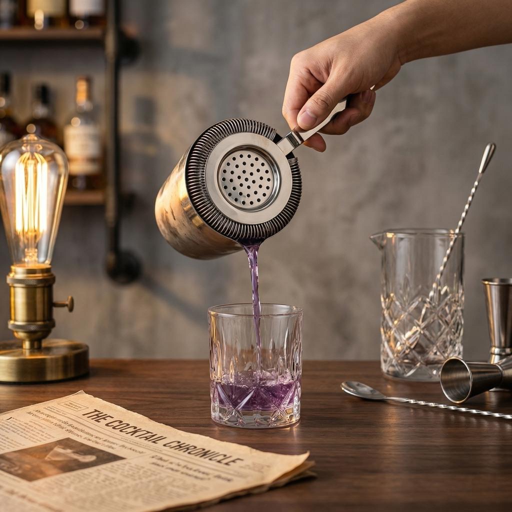 Stainless Steel Cocktail Strainer Ice Separator For Cocktails
